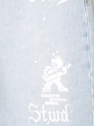 Pull&Bear Baggy Shorts in Blau
