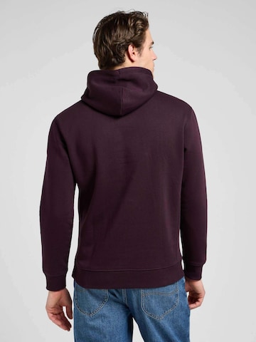 Lee Sweatshirt 'Plain Hoodie' in Rot