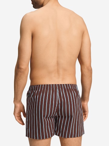 Hanro Boxershorts ' Fancy Woven ' in Blauw