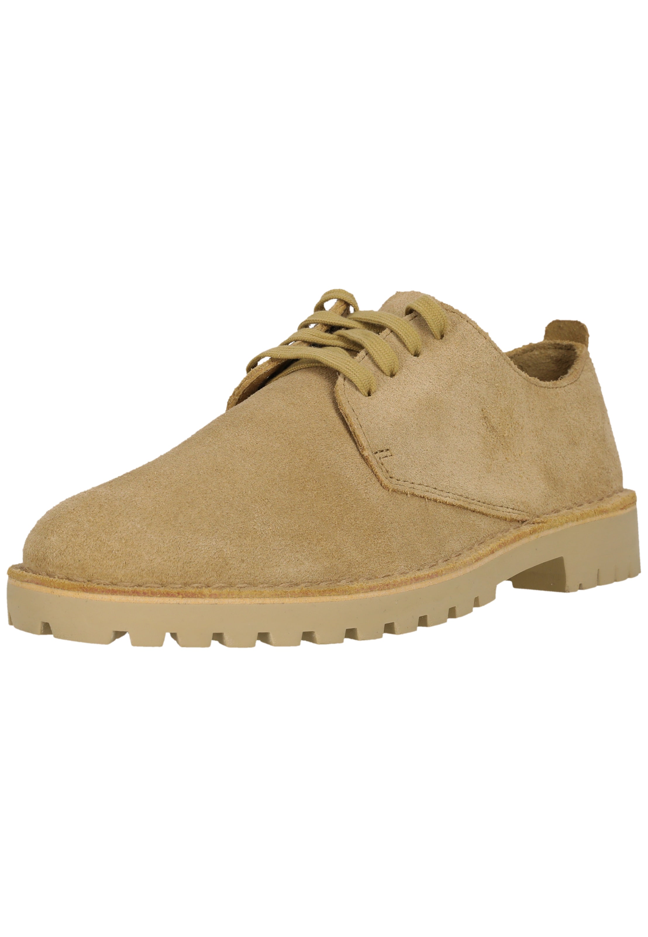 CLARKS Lace-up shoe 'Desert Rock Lo' in Grey: front