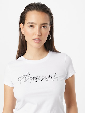 T-shirt ARMANI EXCHANGE en blanc