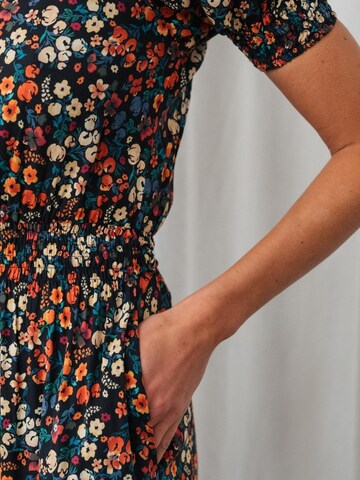 Twothirds Dress 'Grassholm - Wild Forest' in Mixed colours