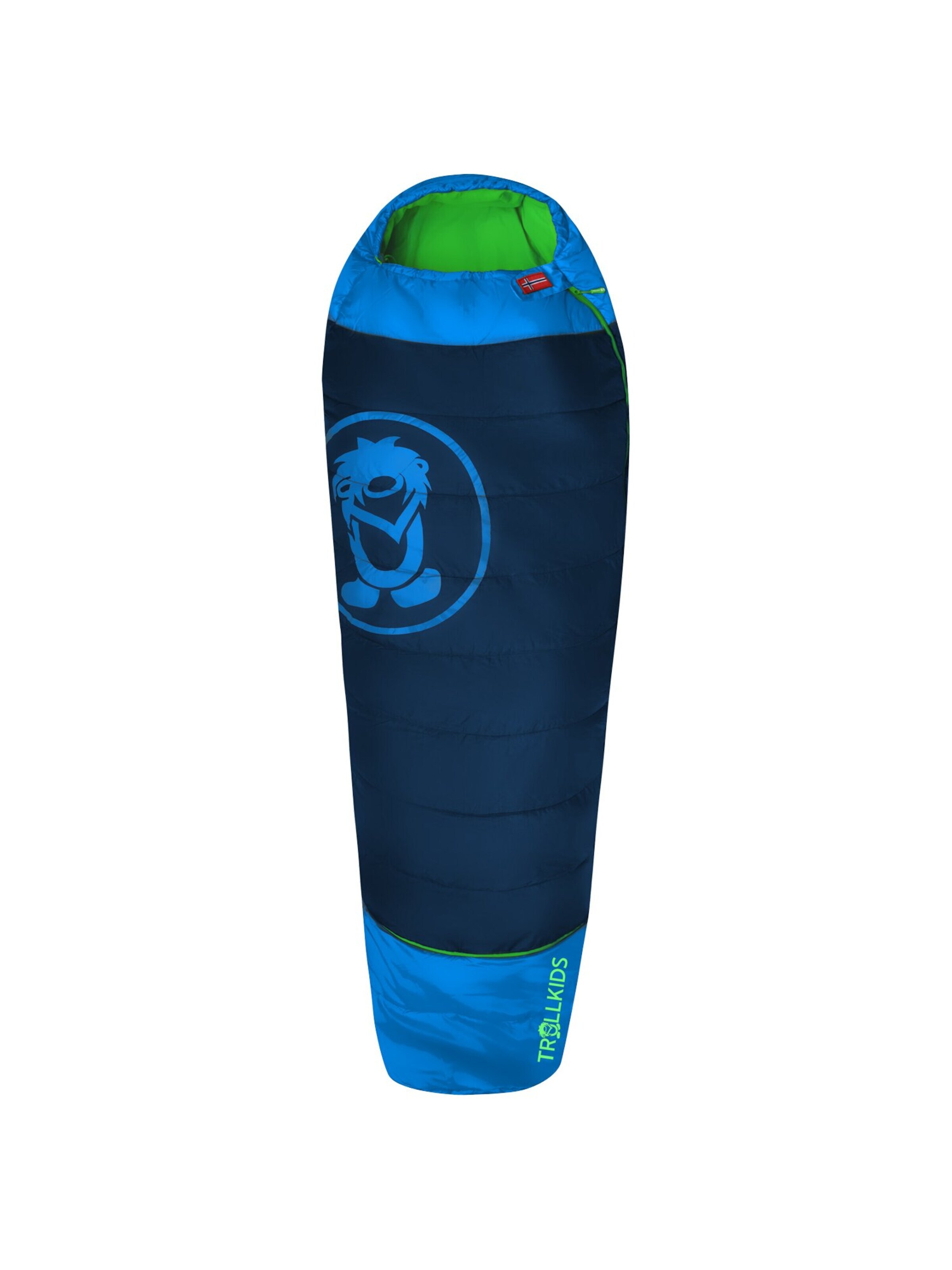 TROLLKIDS Sleeping Bag in Blue: front