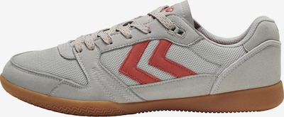 Hummel Voetbalschoen in de kleur Grijs / Rood, Productweergave