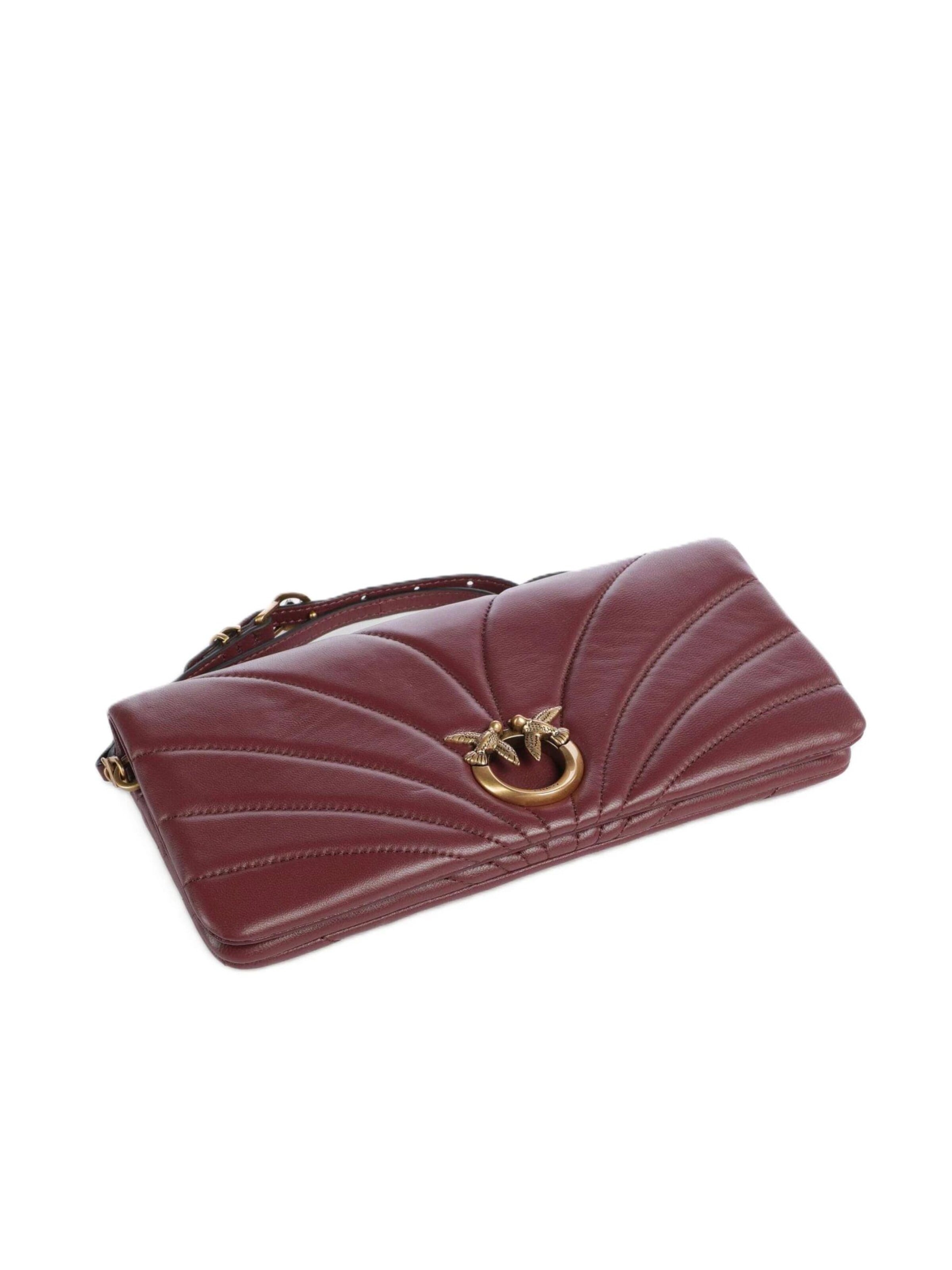 Borsa a tracolla '107035 A0F2' di PINKO in rosso
