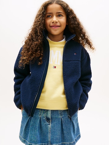 TOMMY HILFIGER Fleecejacke 'Essential' in Blau: Vorderseite