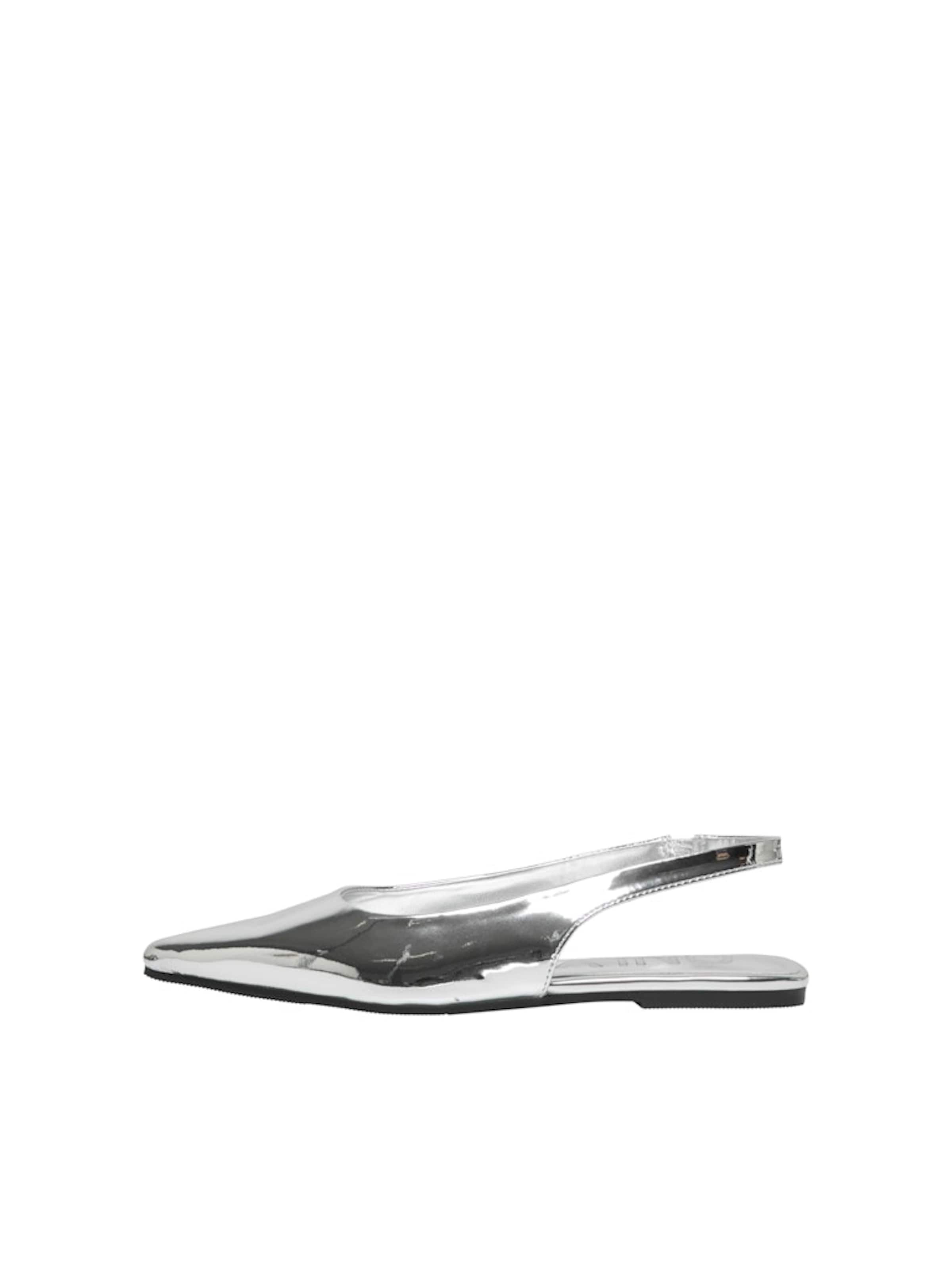 ONLY Ballerinasko 'ONLAURA-2' i sølv: forside