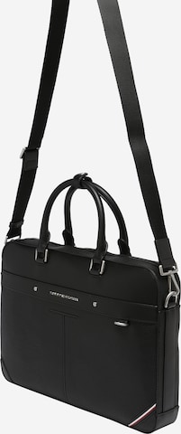 TOMMY HILFIGER - Cartera maletín 'Central' en negro