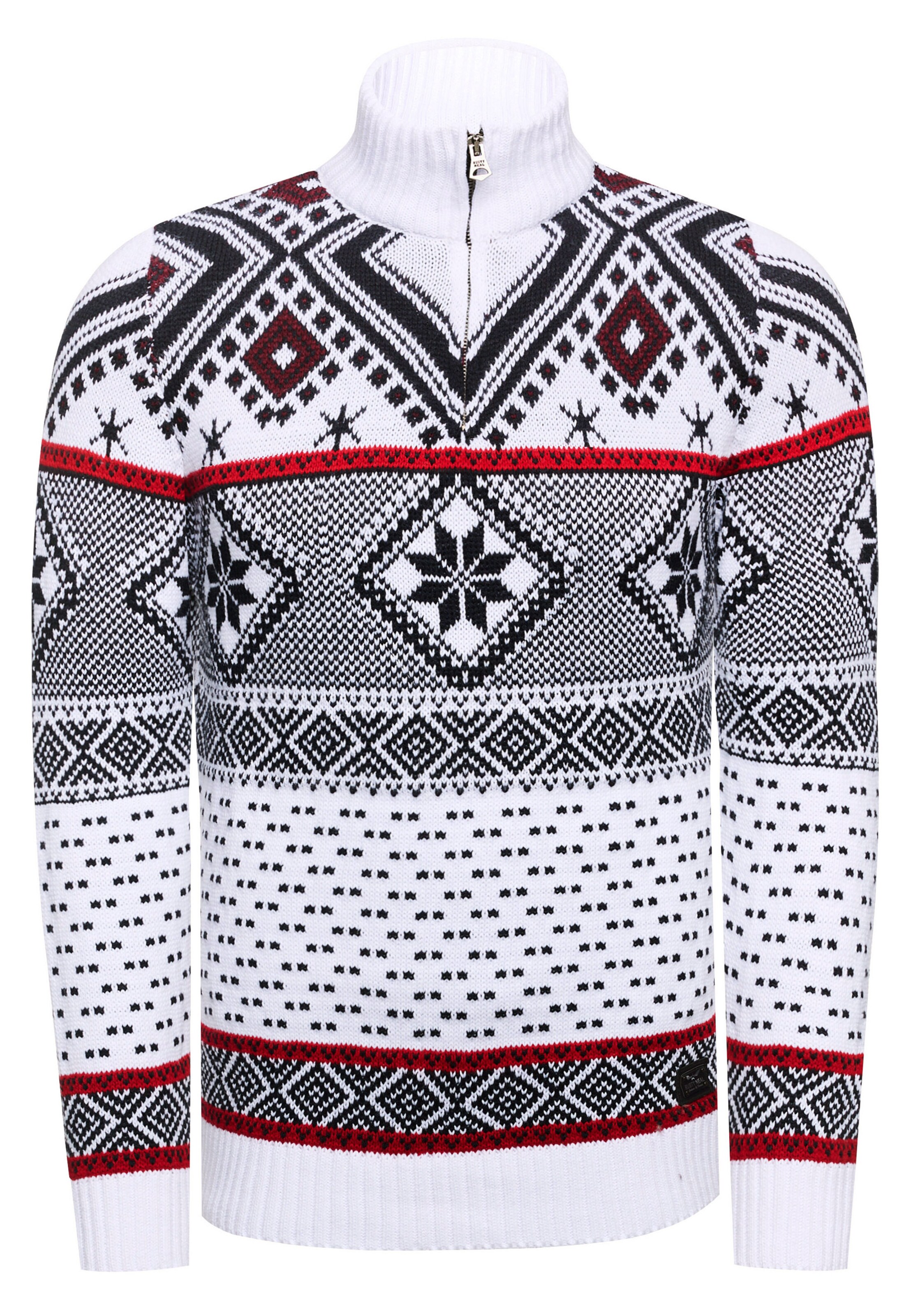 Rusty Neal Pullover in Weiß: Vorderseite