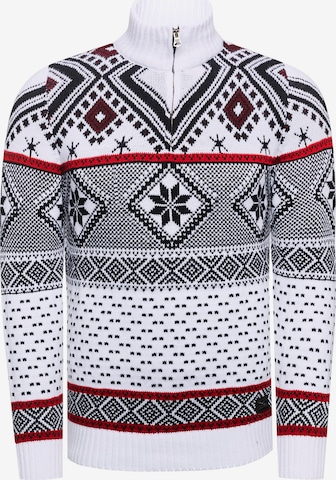 Rusty Neal Sweater in White: front