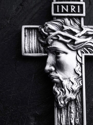 Pendentif 'FACE OF JESUS CHRIST. INRI' REYTEL en argent