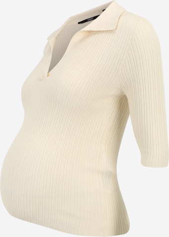Vero Moda Maternity Pullover 'HOLLY' in Beige: predná strana