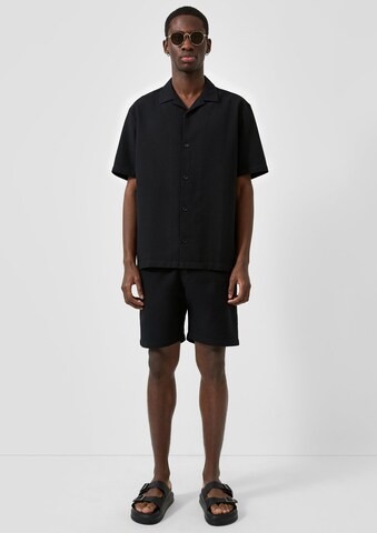 Regular Pantalon QS en noir