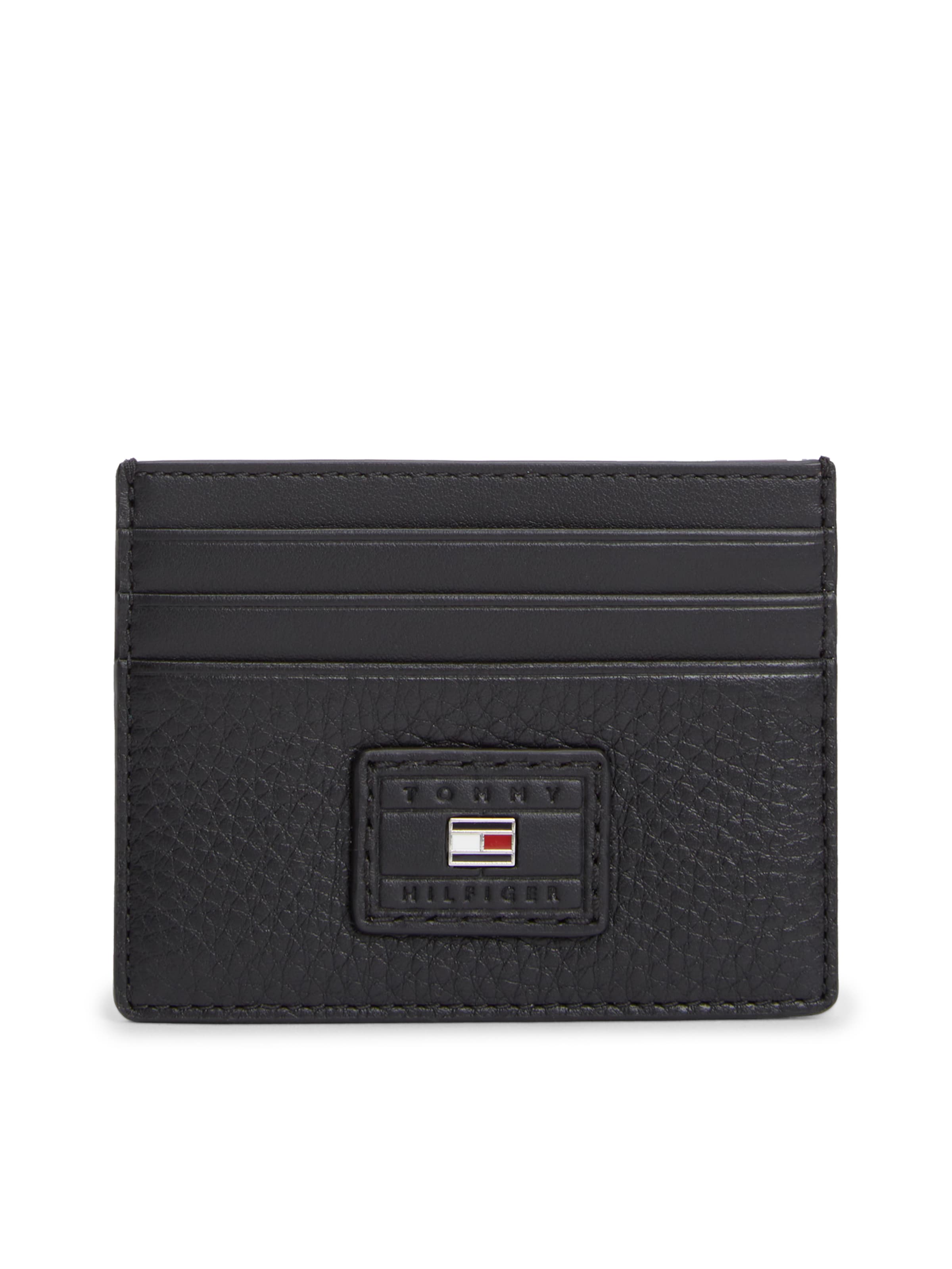 TOMMY HILFIGER Denarnica | črna barva: sprednja stran