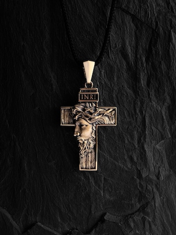 Ciondolo 'FACE OF JESUS CHRIST. INRI' di REYTEL in oro