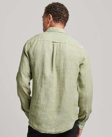 Superdry Regular Fit Hemd in Grün