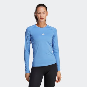 T-shirt fonctionnel ADIDAS PERFORMANCE en bleu : devant