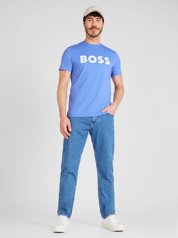 BOSS T-Shirt 'Thinking 1' in Blau