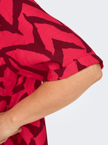 T-shirt 'CARBeriet' ONLY Carmakoma en rouge