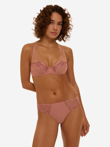 Simone Perele Thong 'Délice' in Pink