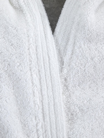 BOSS Home Long Bathrobe 'EDGE' in White