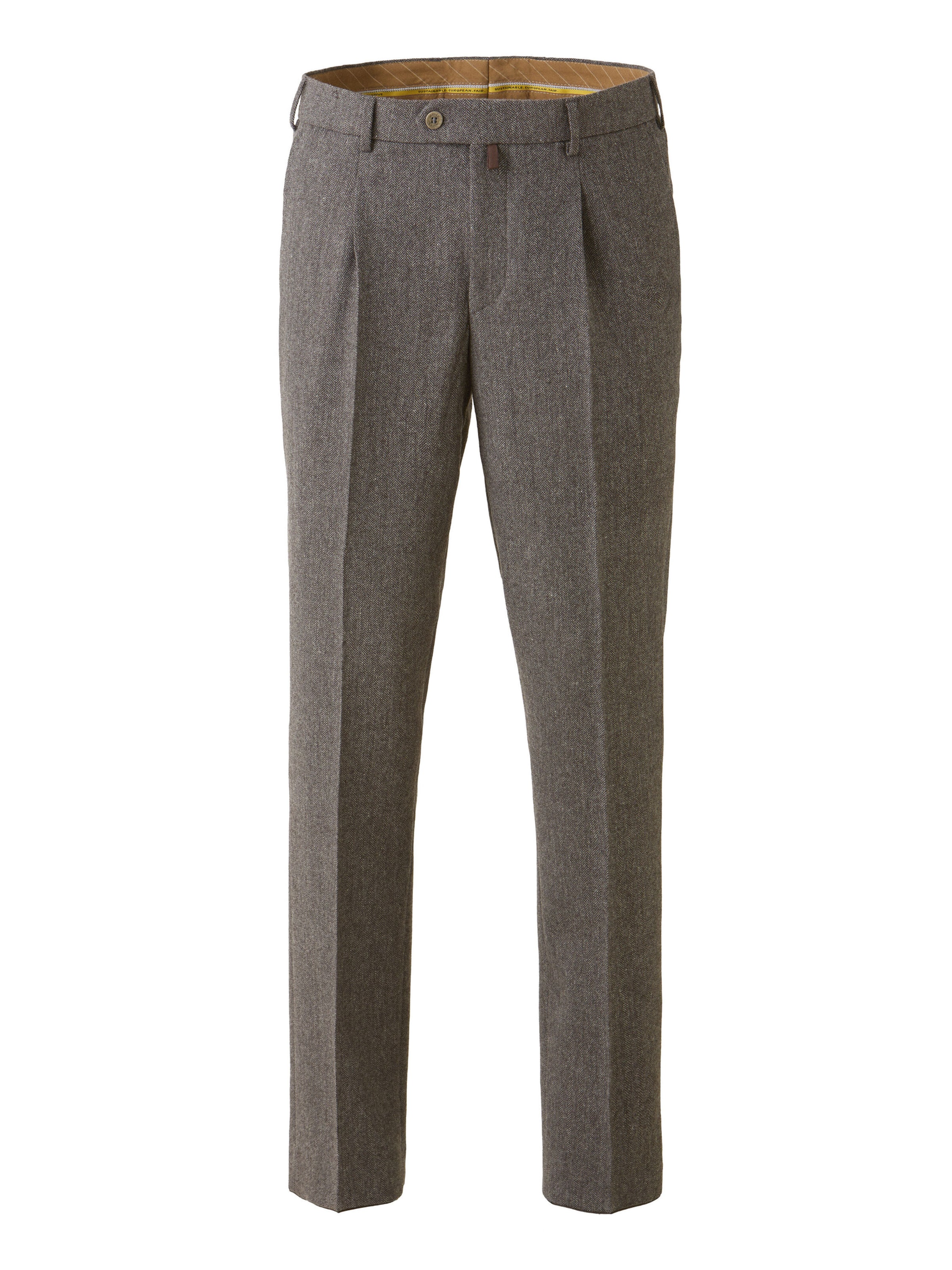 Regular Pantalon chino 'Milano 2-8814' MEYER en gris : devant