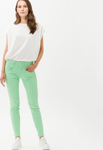 BRAX Slimfit Jeans 'Ana' in Grün