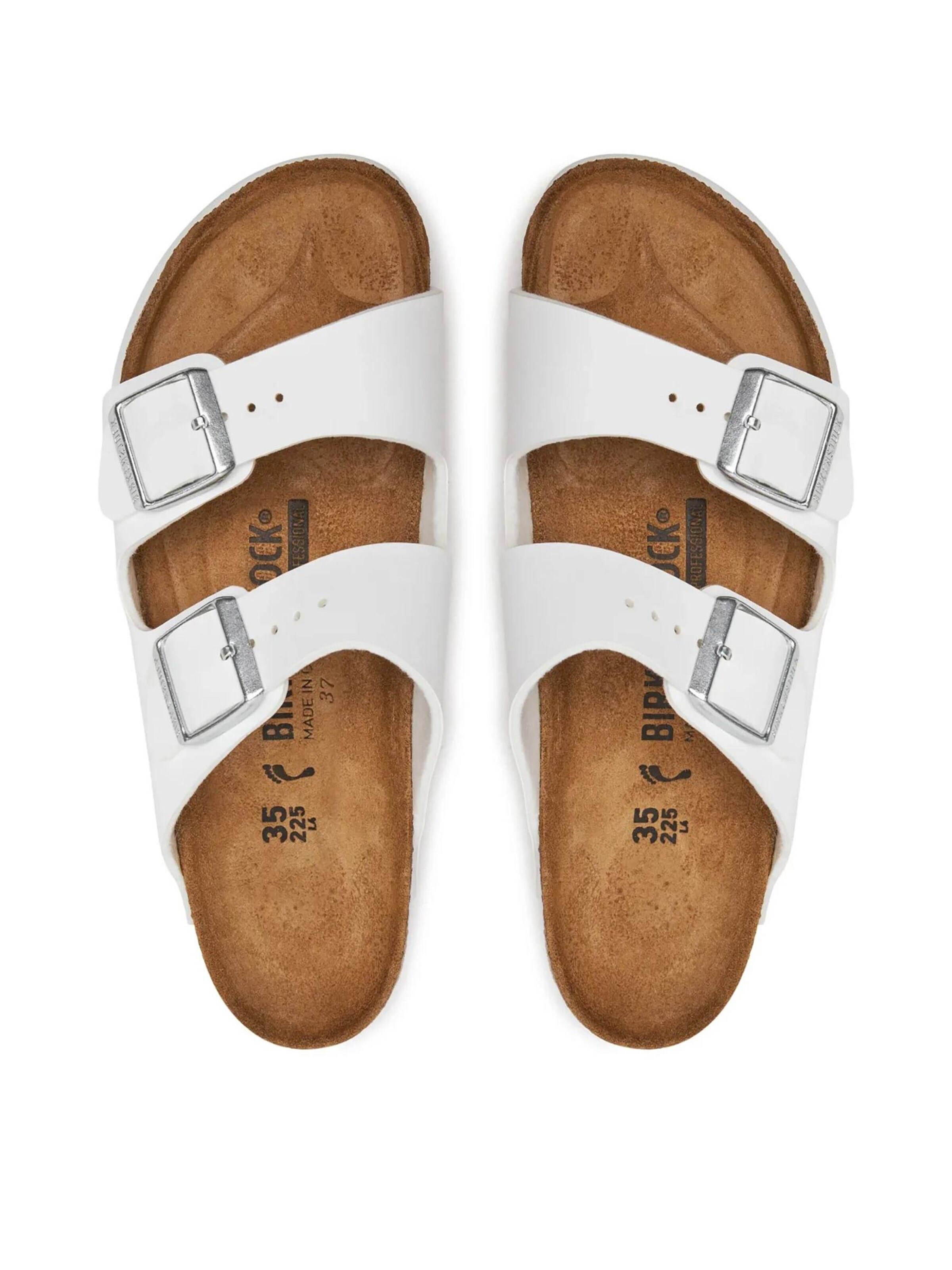 BIRKENSTOCK Pantolette in Weiß