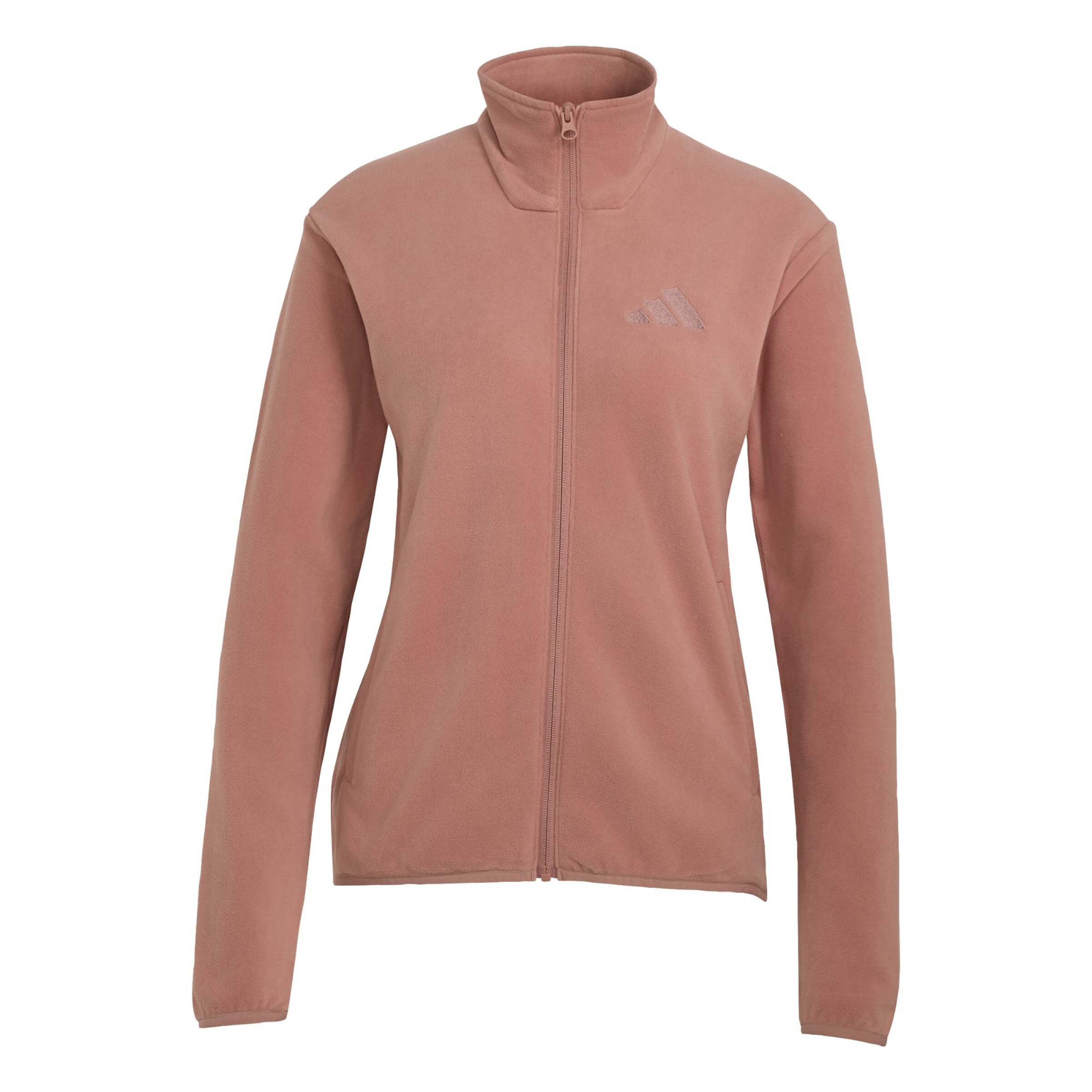 ADIDAS TERREX Athletic Fleece Jacket 'Essentials' in Pink: front