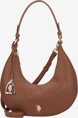 Sac bandoulière 'Jones' U.S. POLO ASSN. en marron : devant