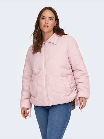 ONLY Carmakoma Přechodná bunda 'CARMIKI' – fialová: přední strana