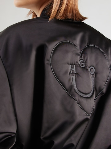 HUGO Between-season jacket 'Felinah' in Black