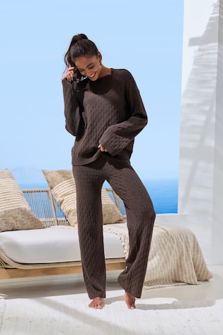 FRENCH CONNECTION Szabványos Nadrág - barna