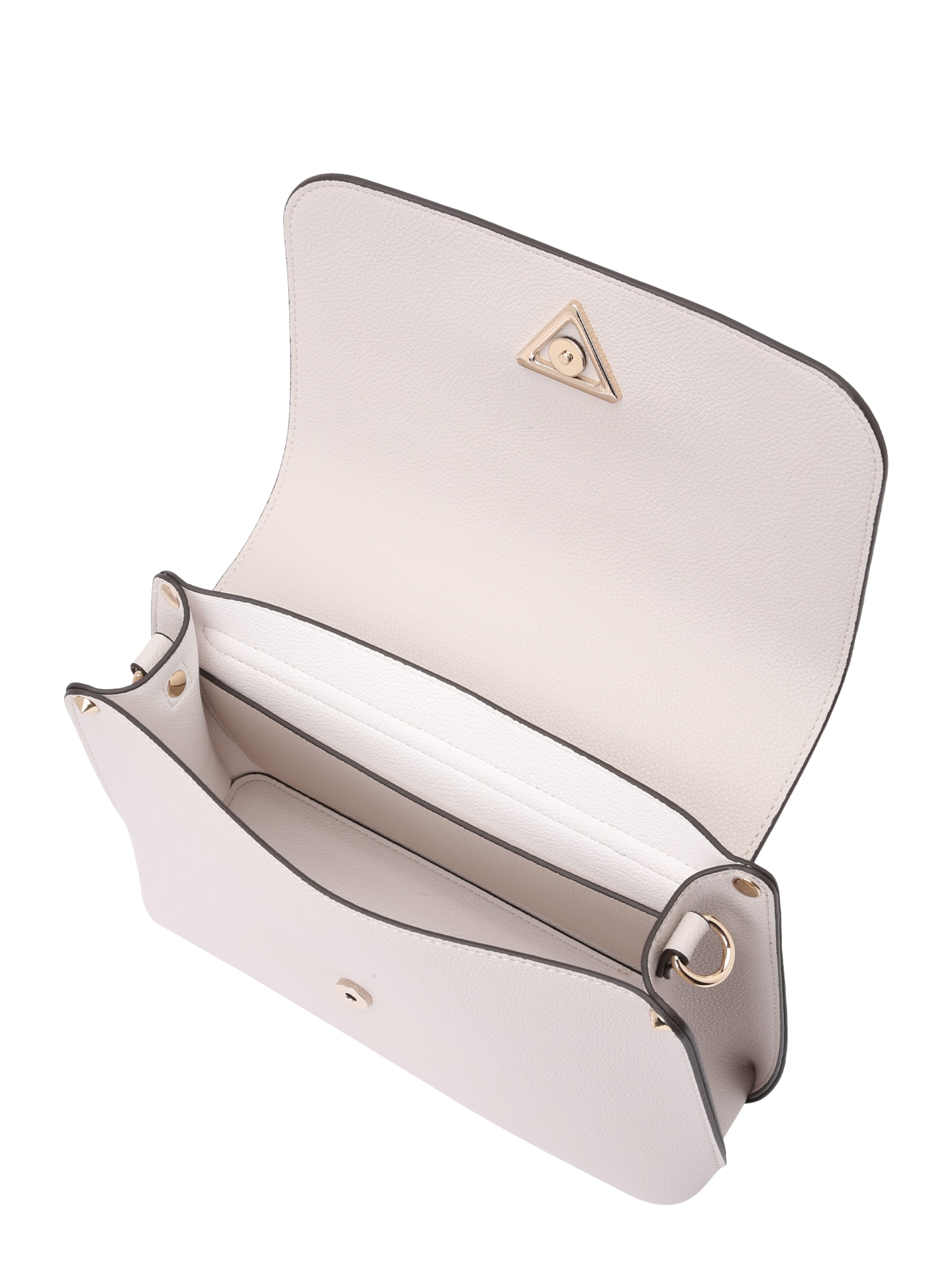 GUESS Axelremsväska 'MERIDIAN II' i beige