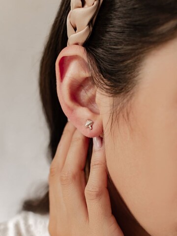 Hey Happiness - Pendientes 'Magic Toadstool' en oro