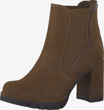 MARCO TOZZI Chelsea Boots i brun: forside