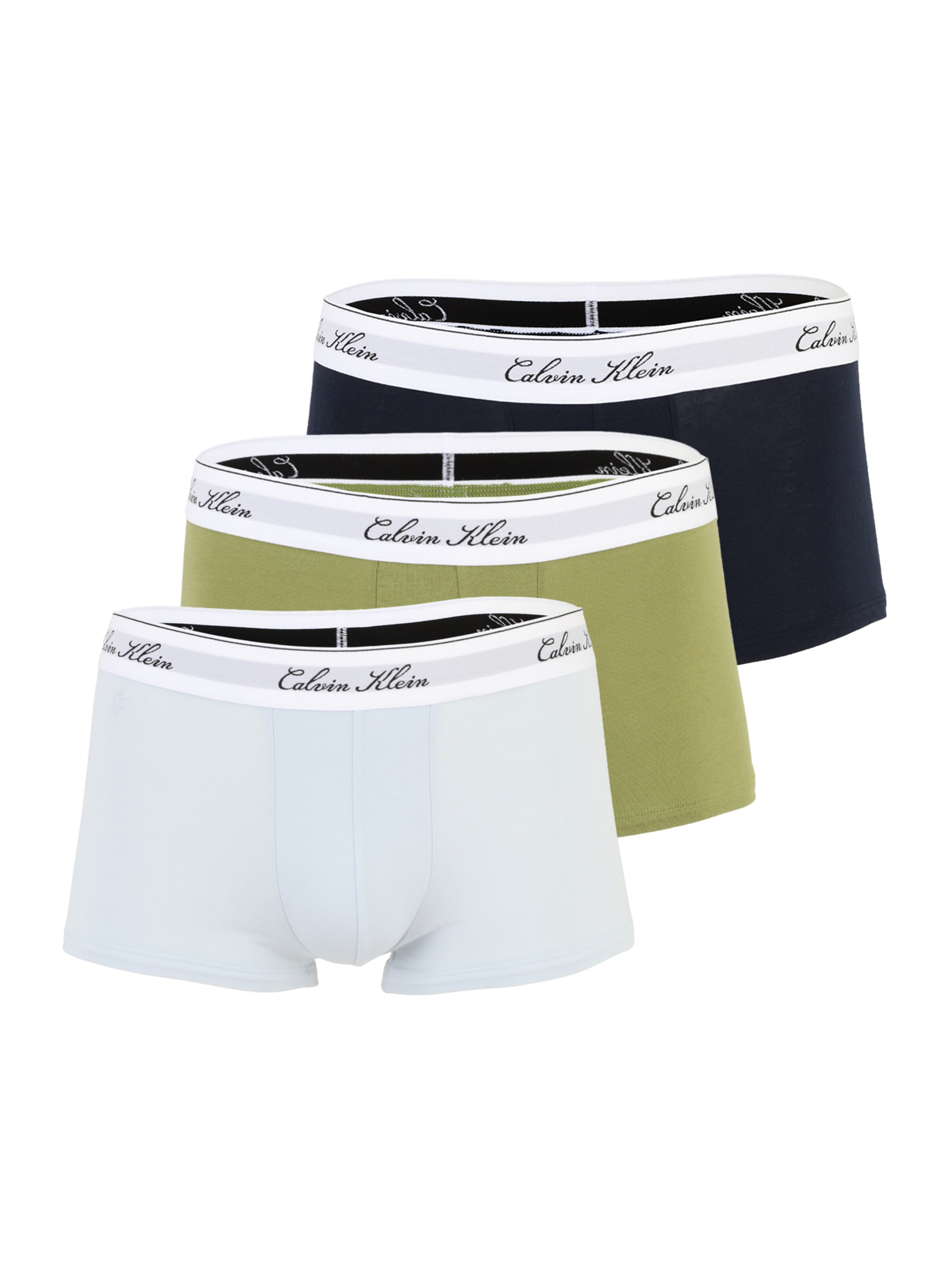 Boxeri de la Calvin Klein Underwear pe albastru: față