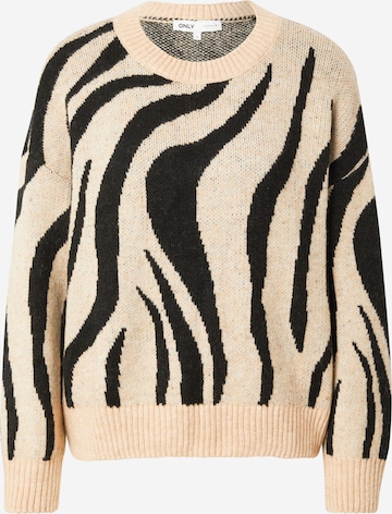 ONLY Pullover 'ONLHAZEL' in Beige: Vorderseite