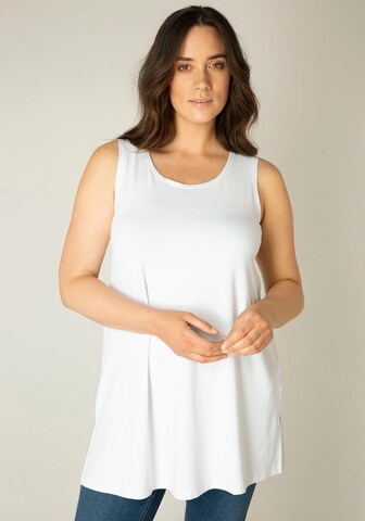 BASE LEVEL CURVY Top 'Abbigale' in White