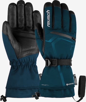REUSCH Athletic Gloves 'Down Spirit' in Blue: front