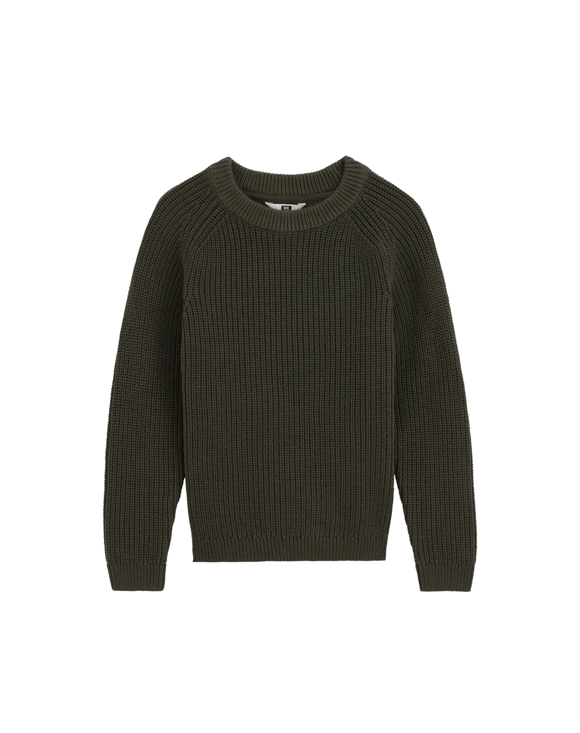 Pull-over WE Fashion en vert : devant