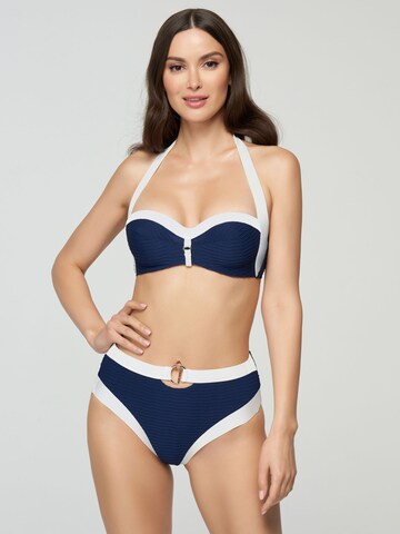 Push-up Hauts de bikini Marc & André en bleu : devant