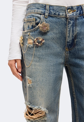 Liu Jo Baggy Farmer 'PANT.STRAIGHT SPILLE L.W.' - kék: elől