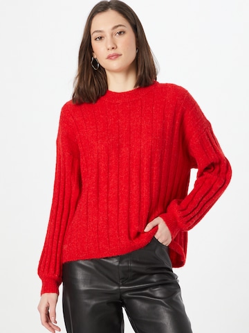 Pullover di Warehouse in rosso: frontale