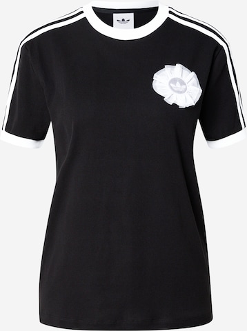 juoda ADIDAS ORIGINALS Marškinėliai 'BRANDING': priekis