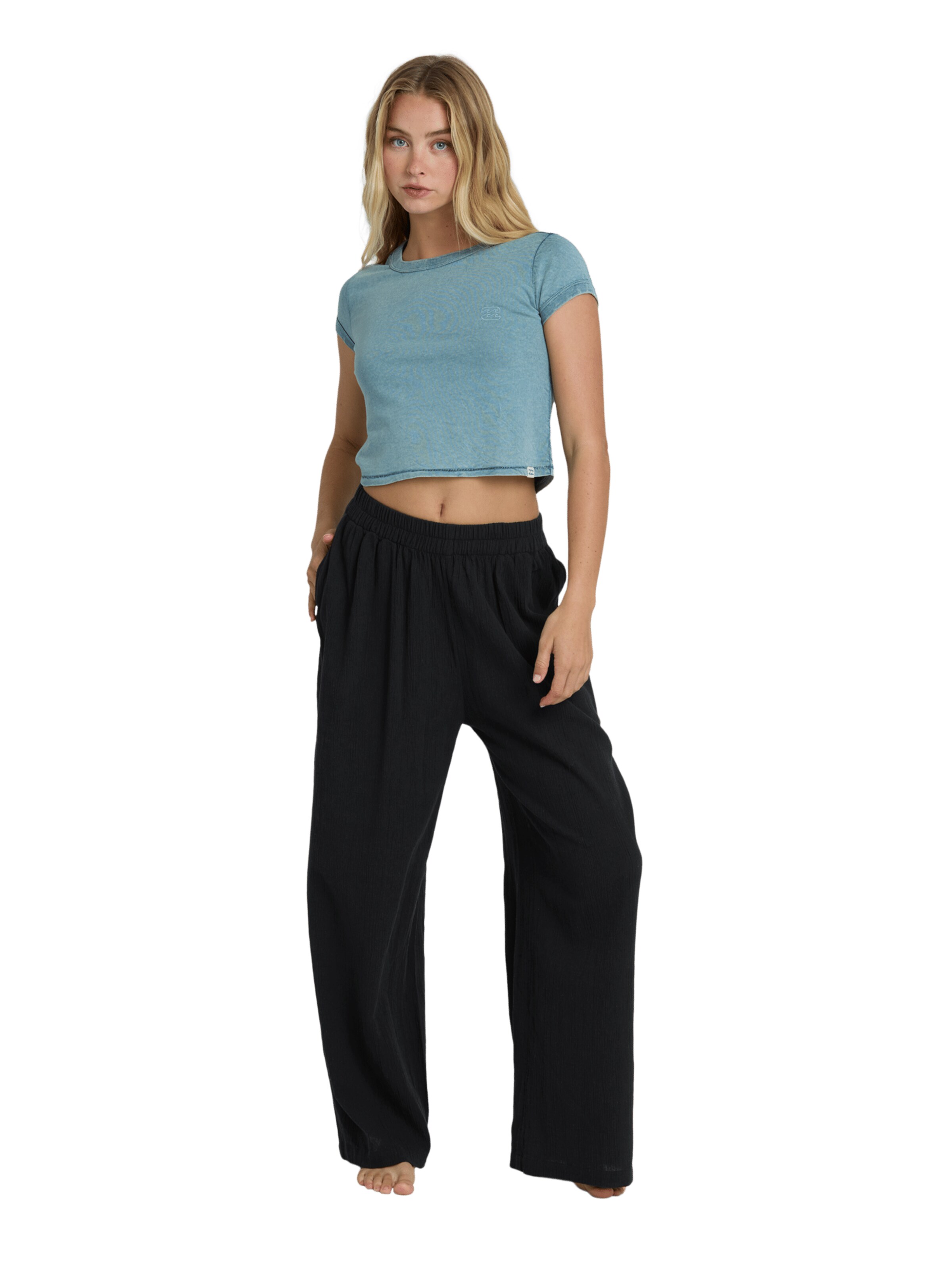 BILLABONG Loose fit Pants 'Follow Me' in Black