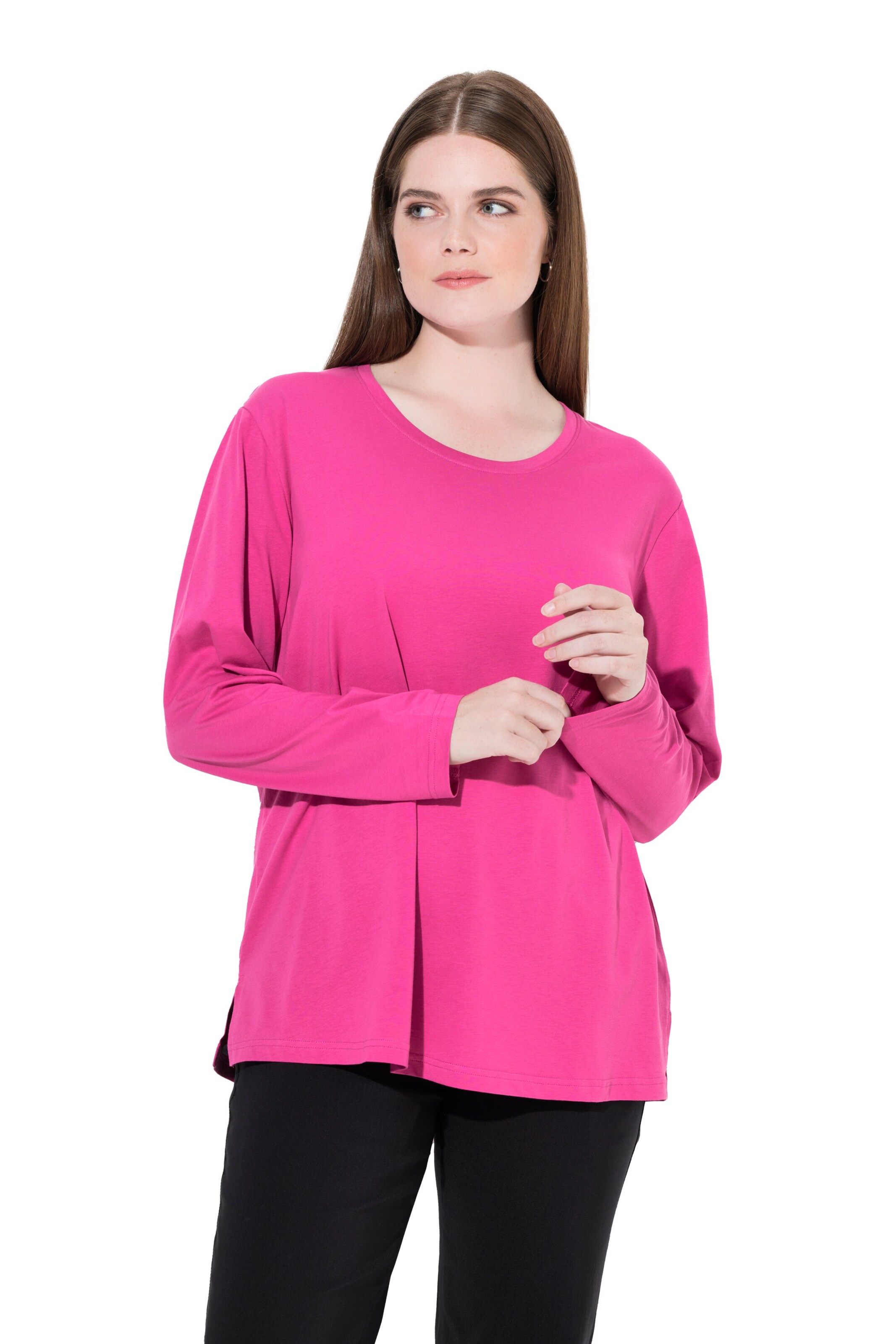 Ulla Popken Shirt in Pink: front