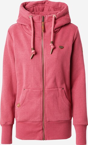 Ragwear Sweatjacke 'NESKA' in Pink: predná strana