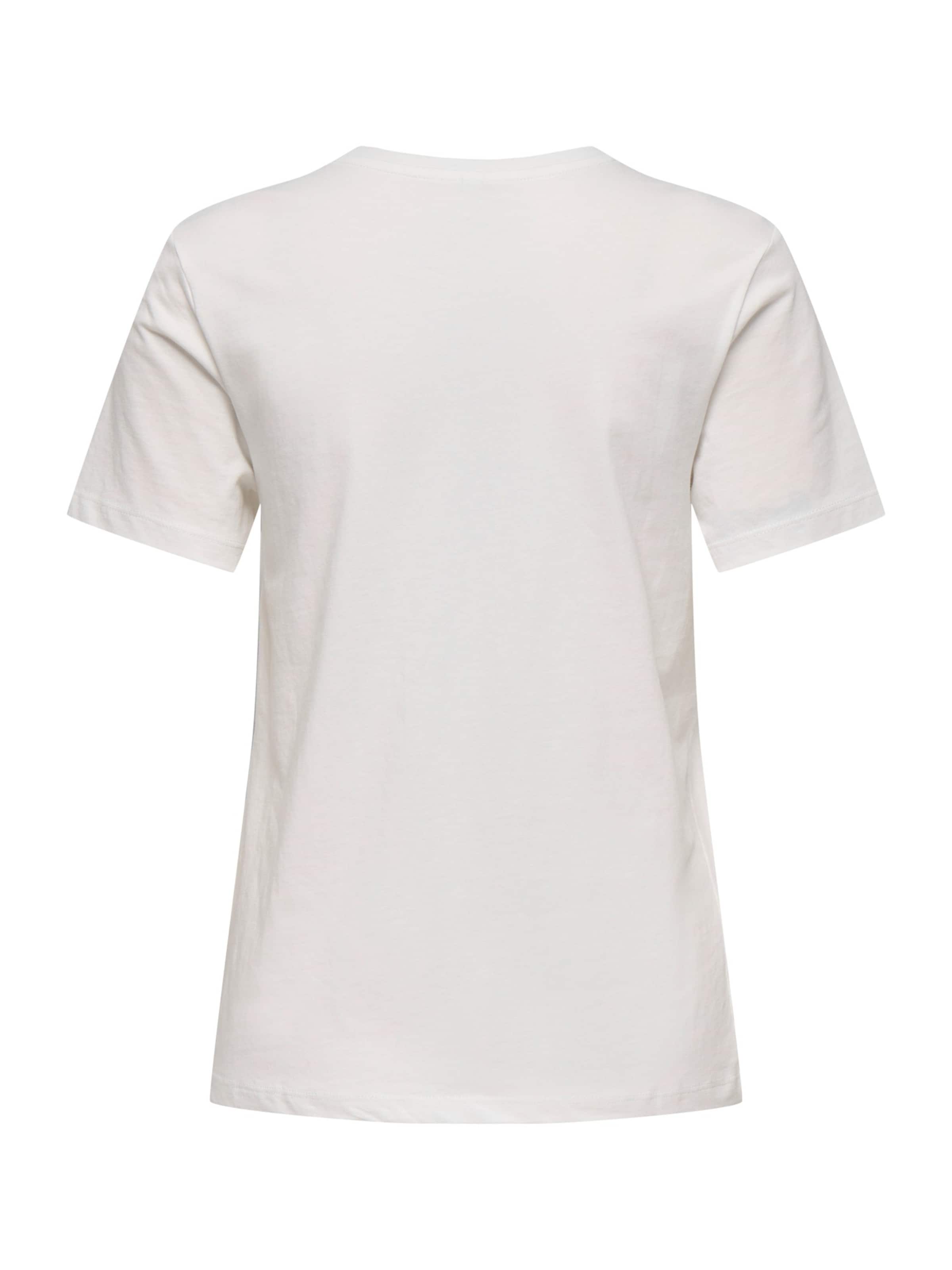 ONLY T-Shirt 'ONLPOLLY' in Weiß