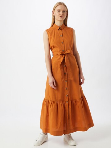 PINKO Shirt Dress 'SFRONTATO' in Brown: front